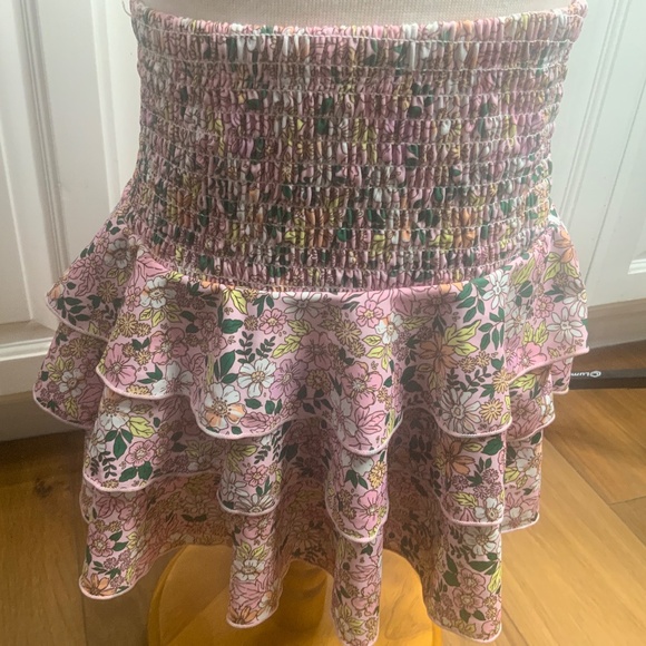 NWOT Shade Critters Pink Girls Smocked Ruffle Active Skirt - Picture 1 of 9